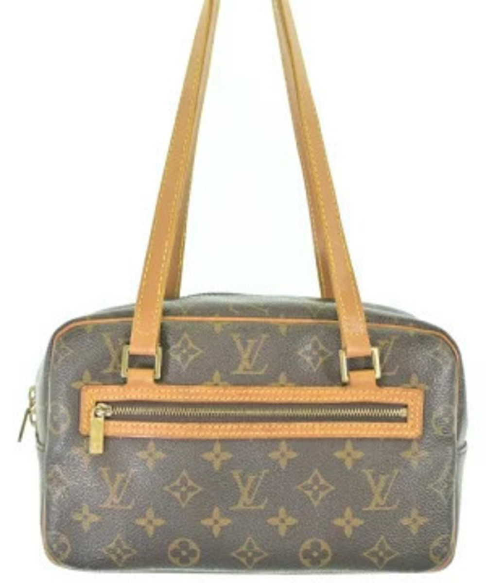 Louis Vuitton Handbag Brown Beige Cream All over